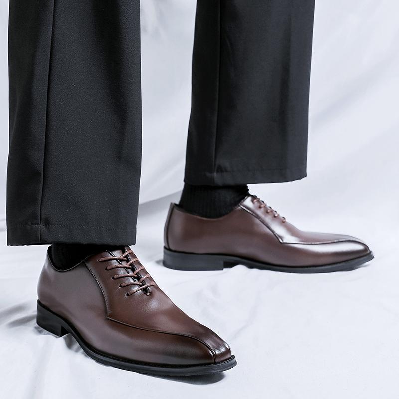 Business Men's Leather Shoes Classic Minimalist Style Office Outdoor Formal Evening Party Daily High-quality Shoes 38-46