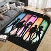Sailor Moon Silhouette Area Rug, Sailor Moon Fan Soft Carpet, Perfect Gift.chl