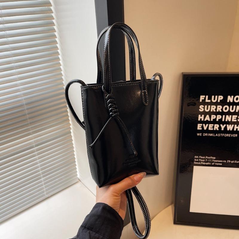 PU Leather Mini Crossbody Bag for Women 2025 New Korean Fashion Luxury Shoulder Bags Female Simple Retro Handbags and Purses