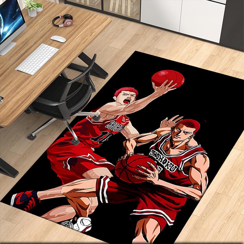 Slam Dunk Printed Carpet, for Office Chair Living Room Bedroom Kitchen Room Decor Gifts.