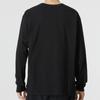Nike Einfarbiges Sportliches Freizeit-T-Shirt mit Rundhalsausschnitt und langen Ärmeln für Herren, Oberteile, Schwarz DR7930-010