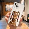 Ponytail Horse Is Suitable for Apple 15 Mobile Phone Case iPhone14Pro All-inclusive 11promax Anti-drop 16 Protective Case.