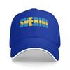 Neue Schweden-Landesflagge Baseballkappen Aktivitäten Snapback-Hut Unisex-Hüte