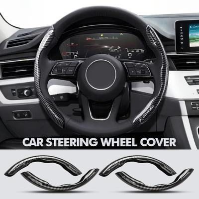 Car Steering Wheel Protection Cover Carbon Fiber Anti Slip For Jumper Celysee Cactus Picasso Aircross Saxo Grand