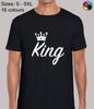 King T Shirt Mens Womens Tees Top Cool Novelty Funny Regular Fit T-Shirt Mens Womens Tees Top Top TShirt Tee for Men