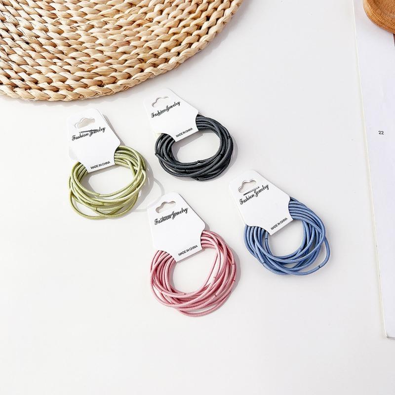 Candy-colored Hair Tie High Elasticity No Damage To Hair Hair TieHair Band Hair Band for Girls Headwear