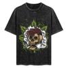 Skull Smoke Weed Tshirt Urban Style Print Tshirt