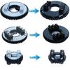 28 56 60 Tooth Turntable MOC Technical Parts Building Block Bricks High-Tech Parts 18938 18939 48452 50163 99009 99010 2855 2856