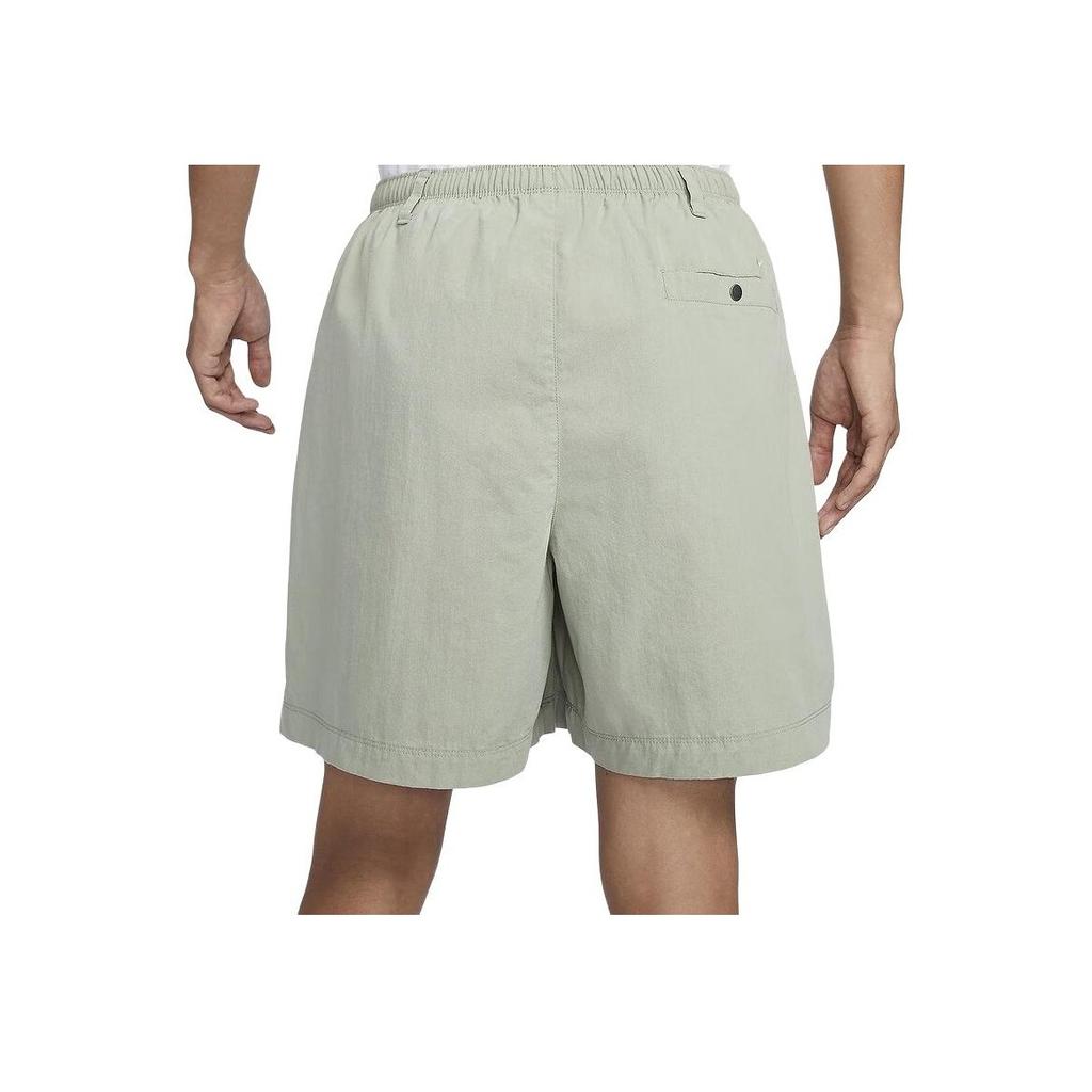 Nike Solid Color Outdoor Sports Elastic Waist Mid Rise Five Point Casual Shorts Men shorts Green FN3217-370