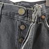 Levi's 90s 501 USA Made Piece Dyed Black Straight Denim Pants Button Fly Men's Used
