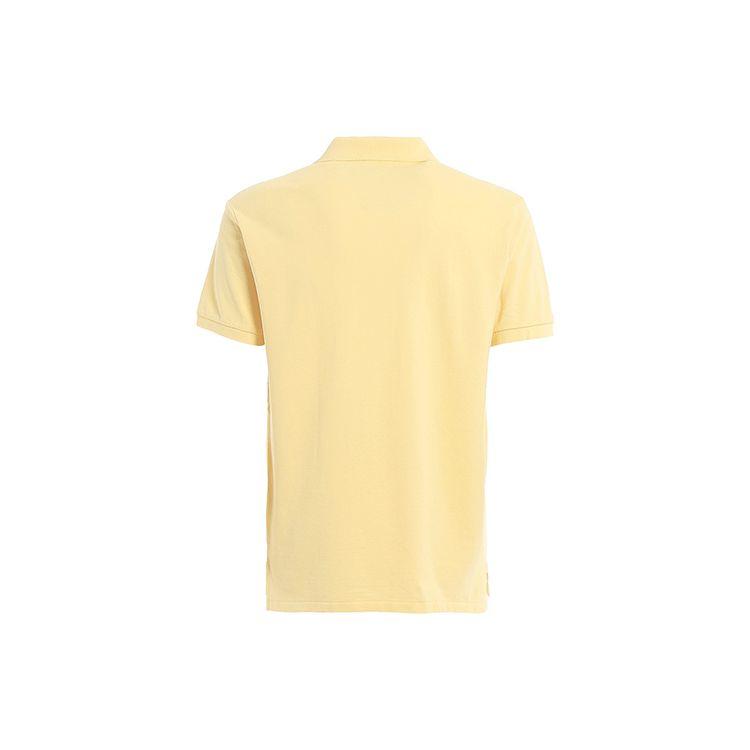Polo Ralph Lauren Logo Embroidered Short Sleeve Polo Shirt Men tops Light-Yellow 710795080003