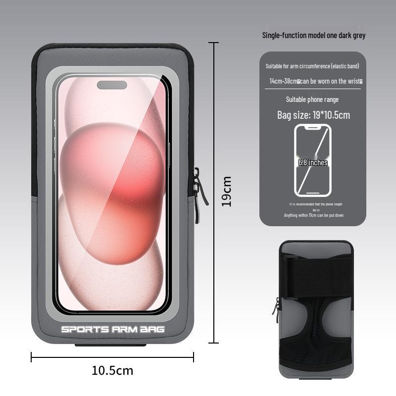 Unisex Waterproof Lightweight Running Armband with Coin Pocket