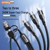PD240W Multi-Device Super Fast Charging Cable: 3-in-1 for Phones, Tablets, Laptops & 5-in-1 Car Charger