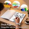 Creative Gifts for Children Cartoon Character Coloring Book Kids, Thick Paper Clear Line Birthday Painters Art Patterns Drawing Book, Fine Motor