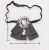 Starry Cat Rhinestone Bow Tie: European & American Fashion Lapel Flower, S264.