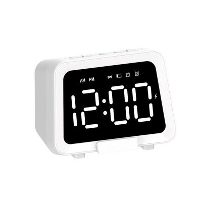 2026 New Digital Alarm Clock G9 with Wireless BT Speaker Desk Clock for Bedroom for Heavy Sleepers Adults/Teens