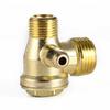 3-way Check Valve Connect Pipe Fittings Pumps Thread Parts Air Compressor