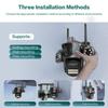 Icsee 9MP Wireless Three-Lens Camera with Triple Screen for Outdoor Monitoring