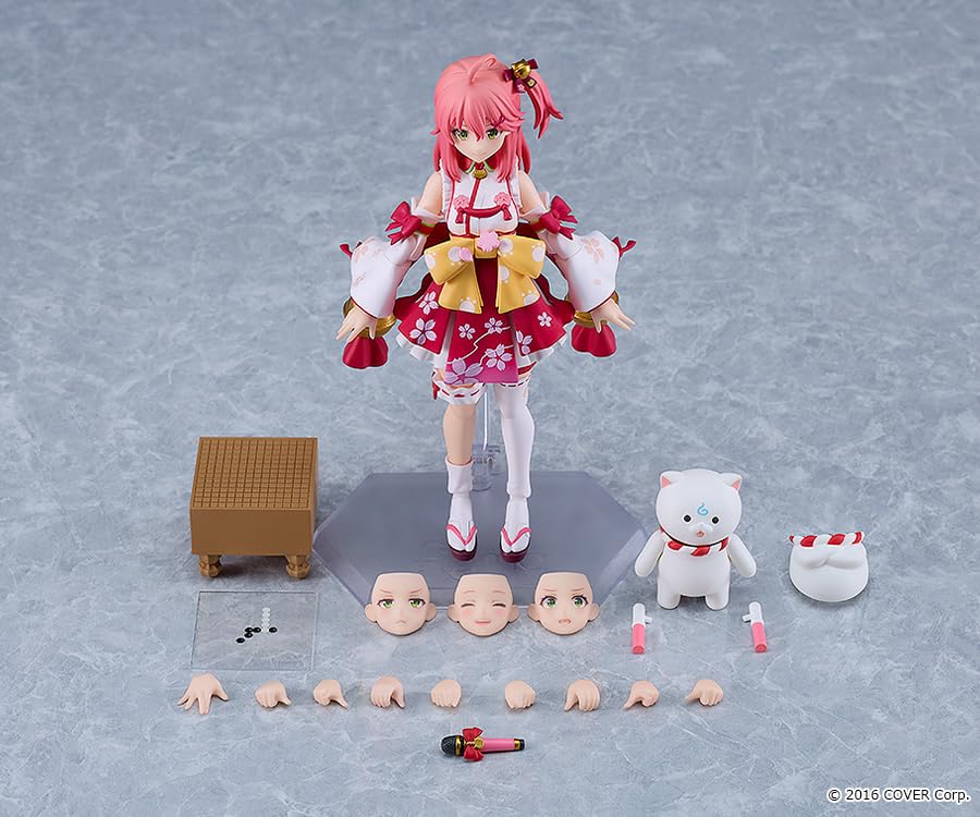 figma Hololive Production Sakura Miko Plastic Painted Movable Figure Non-scale