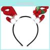 Cute Plush Antler Headband For Christmas Dress-up Wholesale Cosplay Props For Women Plush Handmade Colors 1 2 3 4 5)