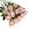 5/10Pcs Artificial Flowers Bouquet Red Silk Fake Rose Flower for Wedding Home Table Decoration Christmas Valentine's Day Gift