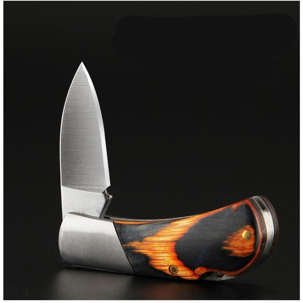 Stainless Steel Foldable Mini Knife Keyring - Compact and Portable Keychain Accessory