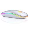 נורות LED Slim נטענת Bluetooth/USB אלחוטי RGB עכבר עבור Tablet PC Andoid IPad