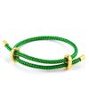 10Pc Luxury Multicolor Fashion Adjustable Bracelet Stainless Steel Wire Waterproof Rope Bracelet Men Women Jewelry Accessories