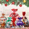 12/24/30Pcs Holiday Gift Bags With Drawstring Closure For Christmas Decorations Durable Efficient Foil Materials Assorted Sizes And Colorful Pattern