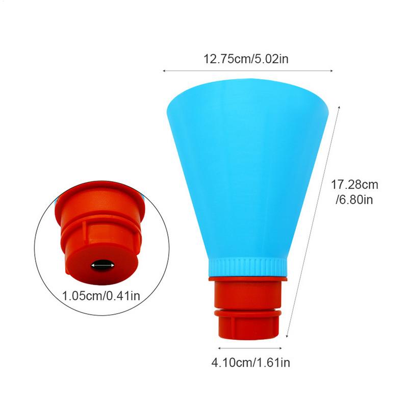 Car Oil Drain Funnel Lubricating Oil Drain Funnel Automobile Leak-Proof Spill-Proof Oil Funnel Receiver For Waste Oil Drain