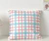 Colorful Checkered  HeartShaped Pattern Pillows Pattern Cushion Cover Suitable For Sofa Bedroom Car Pillow Cover