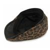 Autumn Leopard Hat Women's Beret British Vintage Forward Cap Peaked Cap
