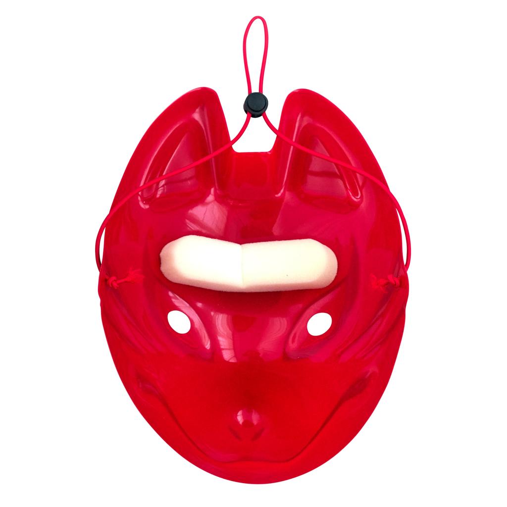 Clearstone Japanese Fox Mask, Red, Unisex