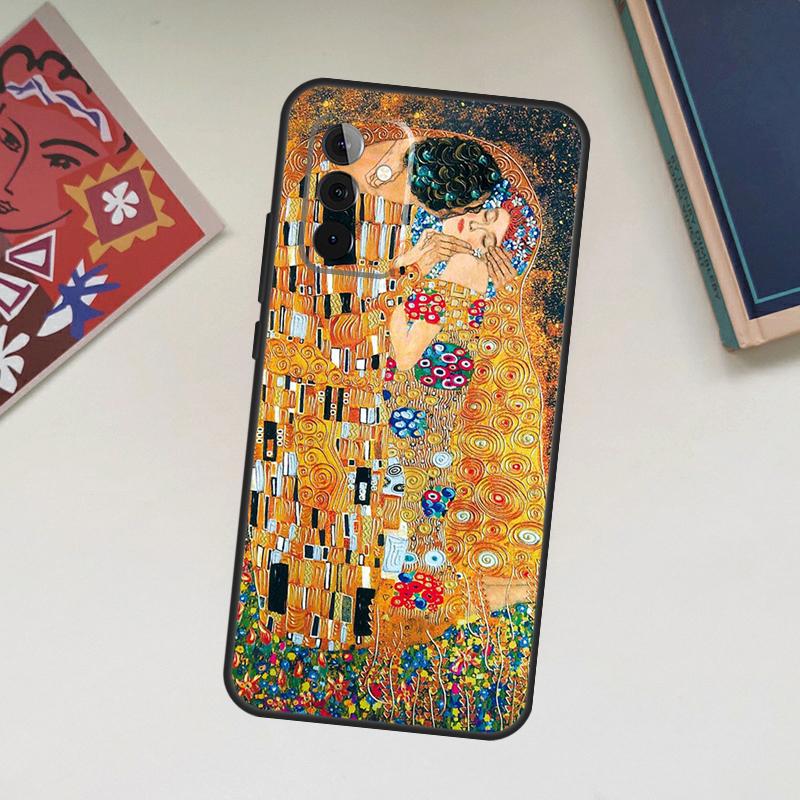 The Kiss Gustav Klimt Painting Case For Samsung Galaxy A34 A54 A14 A56 A52 A53 A16 A26 A36 A55 A35 A15 A32 A12 A33 A13 A17