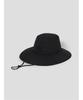 Binpolaegseseoli Men'S Rain Waterproof Wide Bucket Hat Black