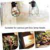 Ventilated Heating Lamp Guard Cover Iron Reticulation Design Bulb Defensed Factory Use Easy Installation Safety