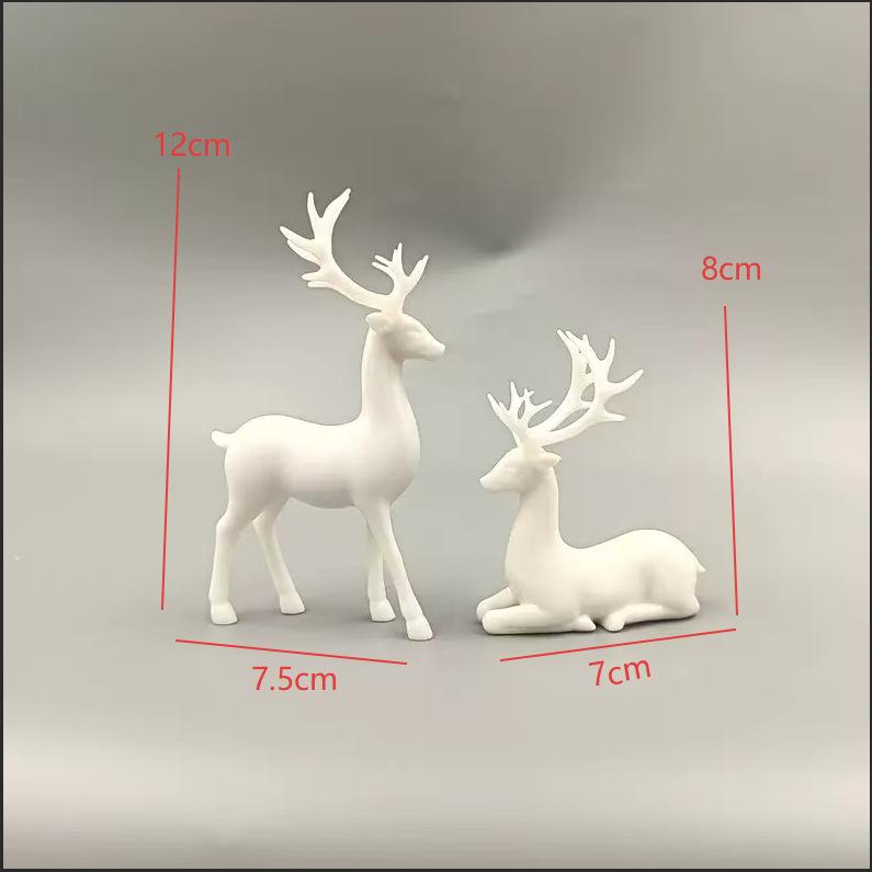 Nordische Licht Luxe Eland Rendier Beeldjes Woondecoratie Moderne Woonkamer TV-meubel Wijnkast Tafelblad Herten Beeldjes Ornamenten