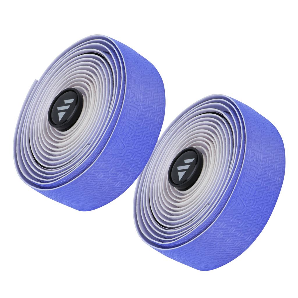Road Bike Zpattern Dualcolor Gradient Handlebar Tape with Plugs Shockabsorbing Comfortable for