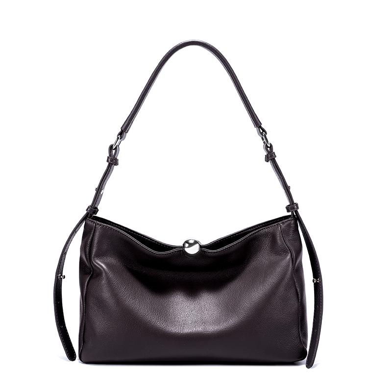 New Women's Fashi Genuine Leather Handbag Female Large Capacity Commuter Crossbody Bags Ladies' Luxury Designer Shoulder Bag