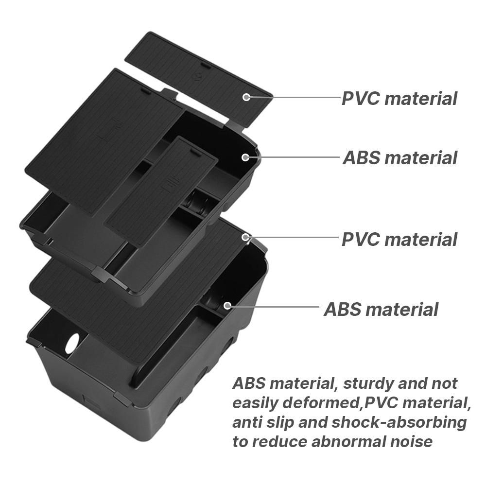 Car Armrest Storage Box for the 7-Seat Version of the 2026 Hyundai Palisade SUV Double Layers Center Console Organizer Tray