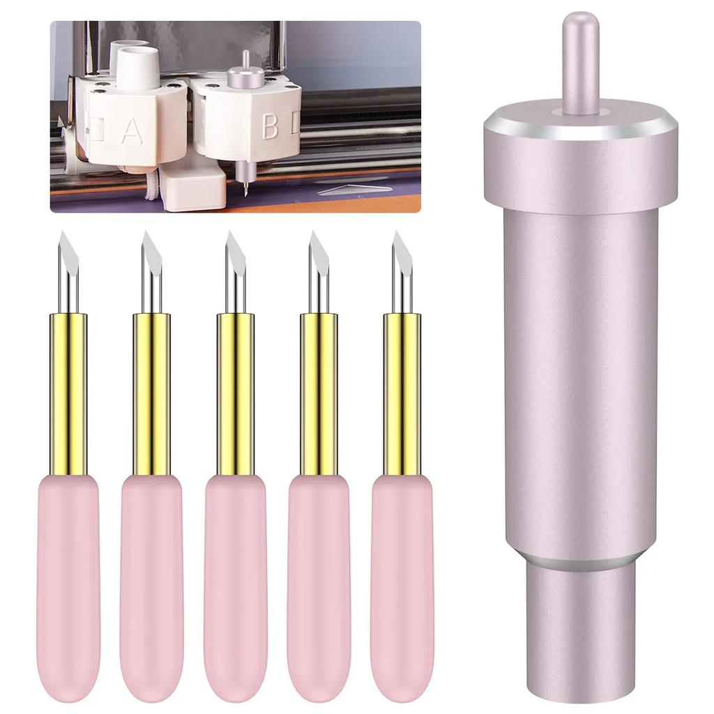 Deep Cut Blade For Roland Cricut Maker Accessories 60 Degree Deep Point Blade Foam Chipboard Leather Cutting Tool FOR Explore 3