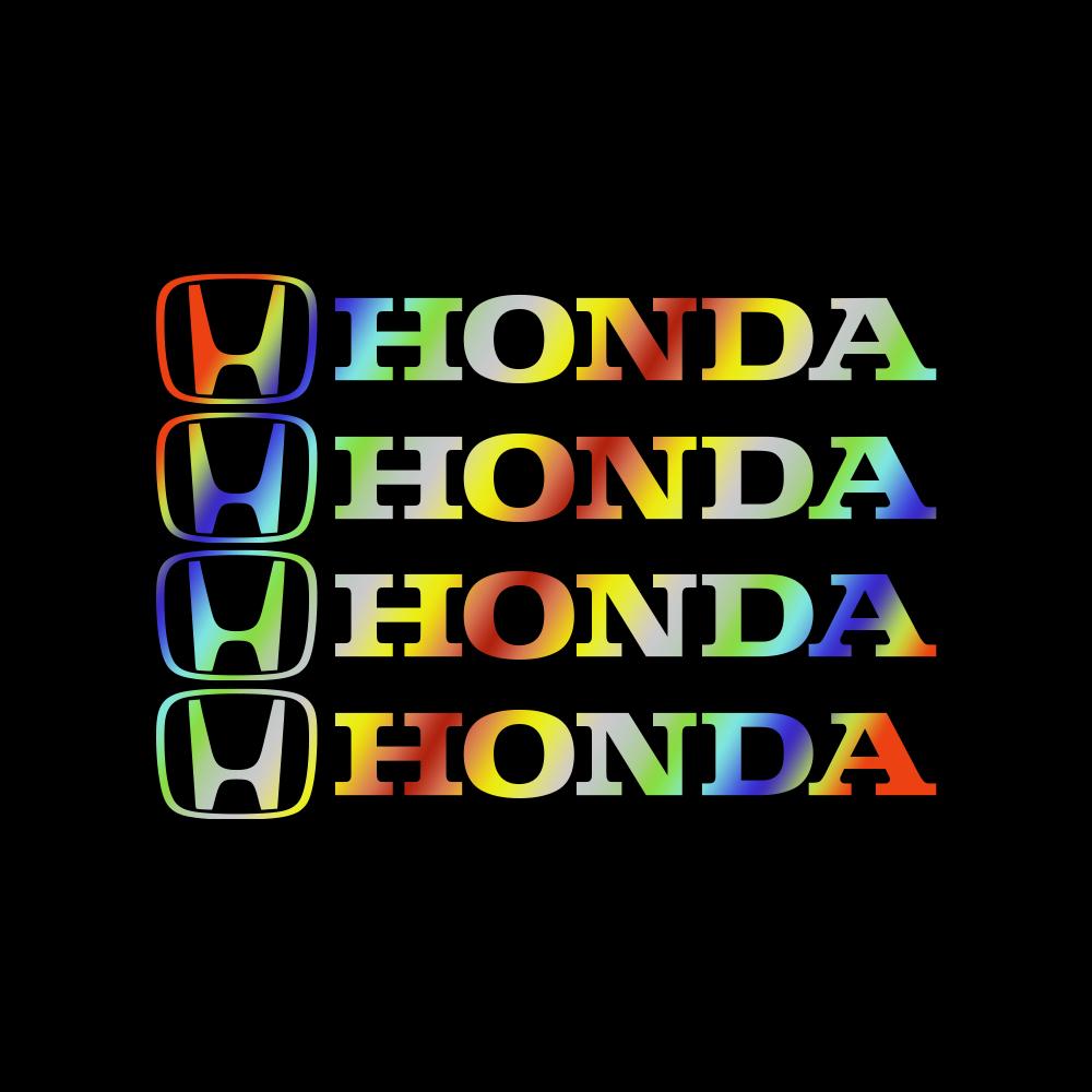 nlcp2 4pcs Car Emblem Stickers Door Handle Mirrors Wiper Decoration Accessories For Honda Civic Varadero Xl1000 Xadv 750 Vt600 Forza