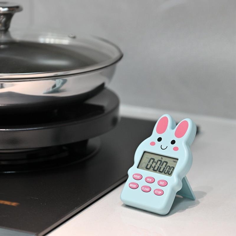 Cartoon Electronic Timer  Learning Positive Countdown Cooking Magnetic Timer Small Alarm Clock