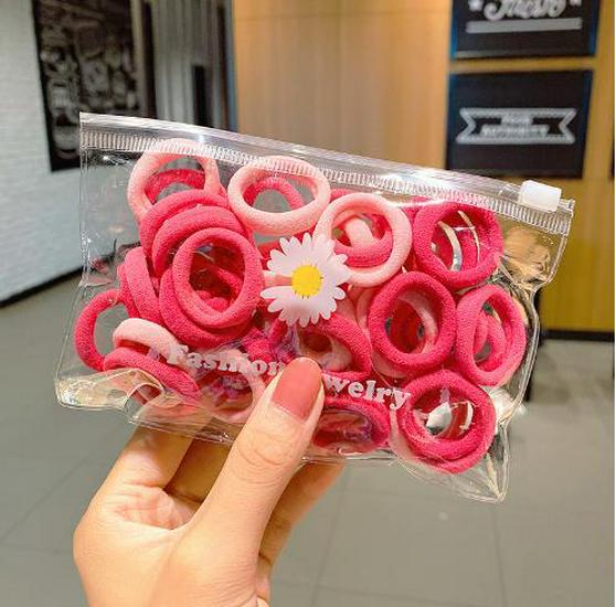 

Минималистичный корейский набор резинок для волос смешанных цветов - резинки для хвоста и повязки на голову