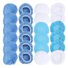 24-pack Polerhuv 6in 150mm Mikrofiber Nonwoven Bomull Polerkuddar för Bilar Motorcyklar Båtar