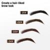 Boobeen Browfection Angled Brush & Dip, Waterproof Liquid Eyebrow Brush, Long-lasting Brow Pencil for Beginners, Easily Creates Realistic Brows