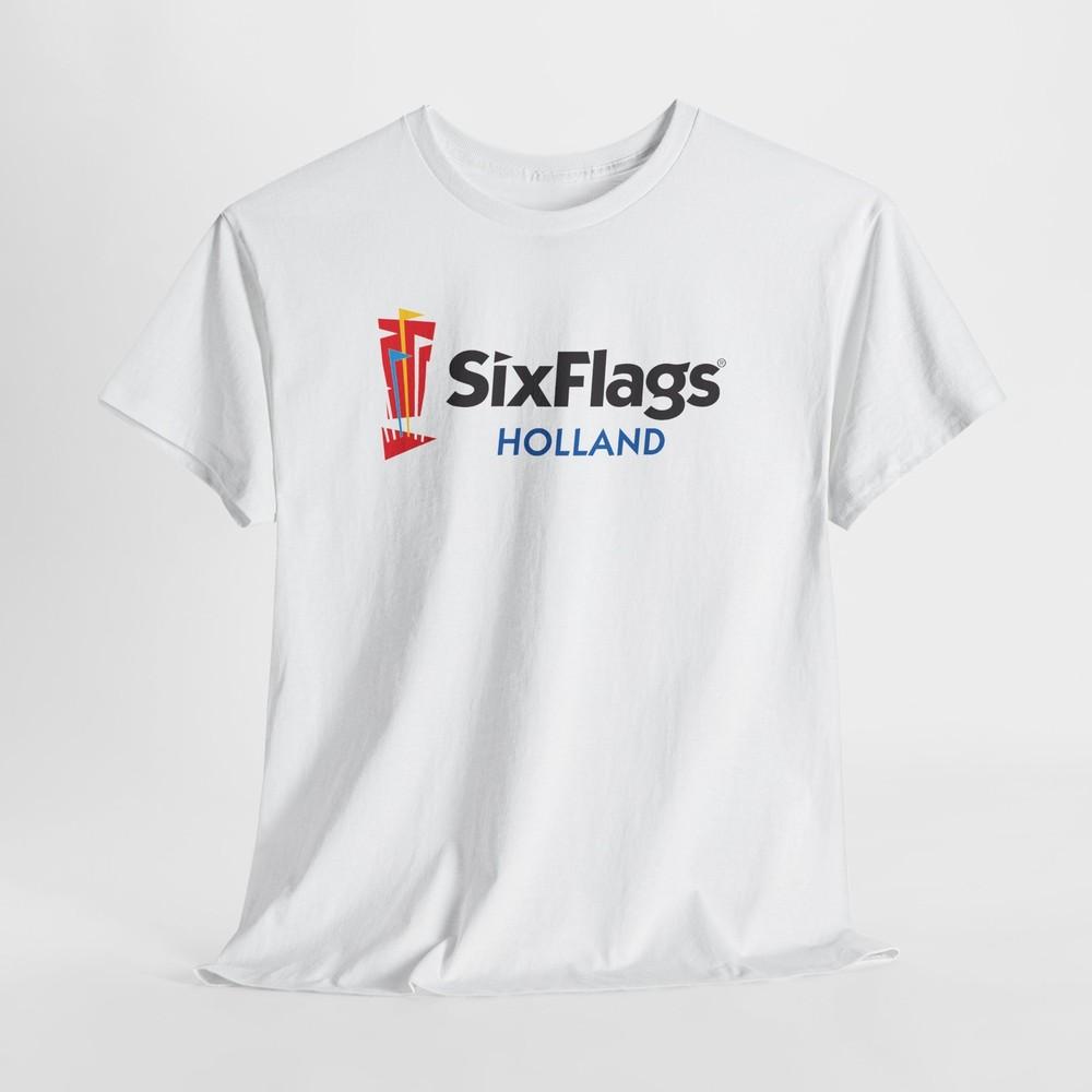 

Theme Park Memories T-Shirt, Walibi Holland Six Flags Tshirt Tops Tee, Dutch Amusement Park S