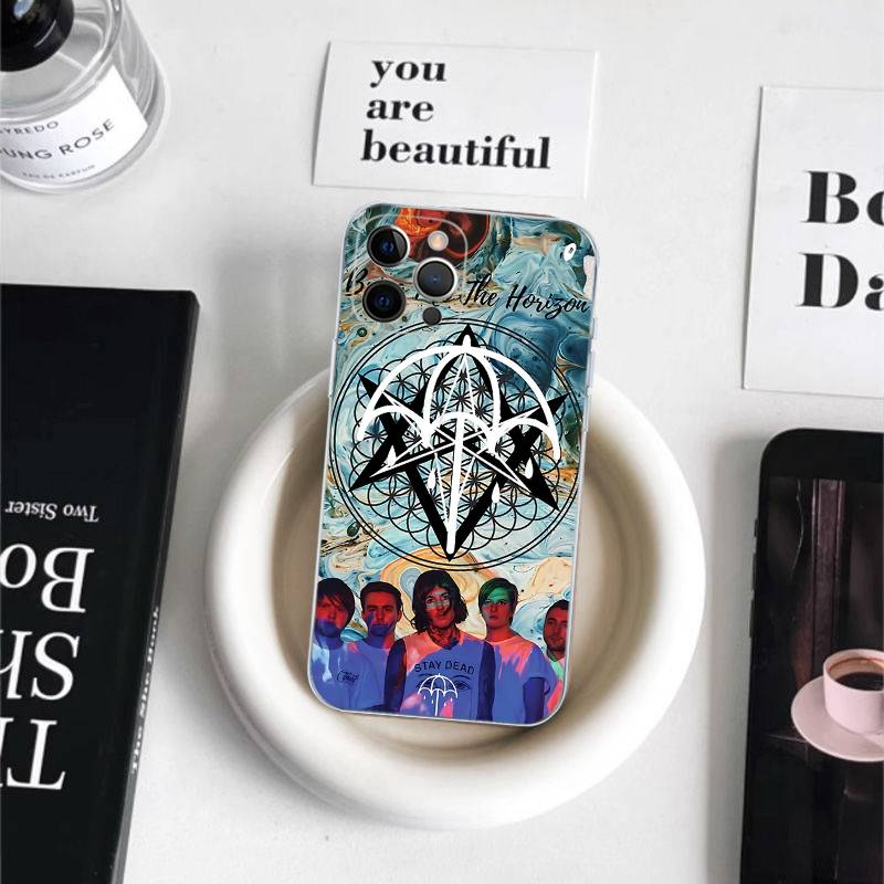 

Rock Band B-Bring M-Me The H-Horizon For IPhone 11 12 13 14 15 16 17 Pro Max Plus Air Transparent Clear Shockproof Case iPhone 11 pro