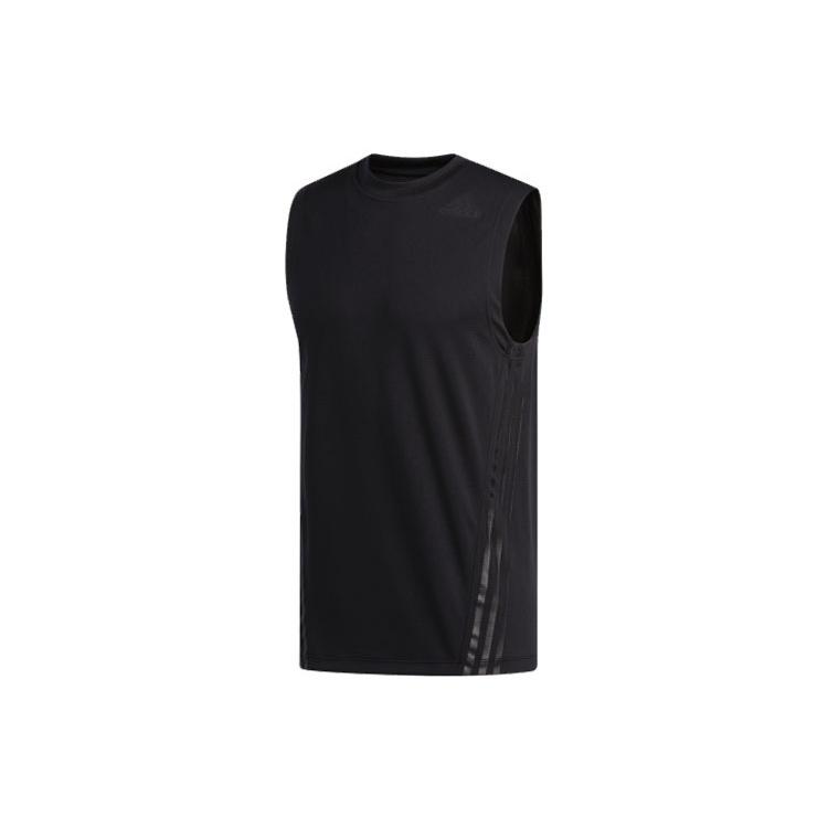 adidas Solid Color Training Sports Vest Black Men s FL4317 S