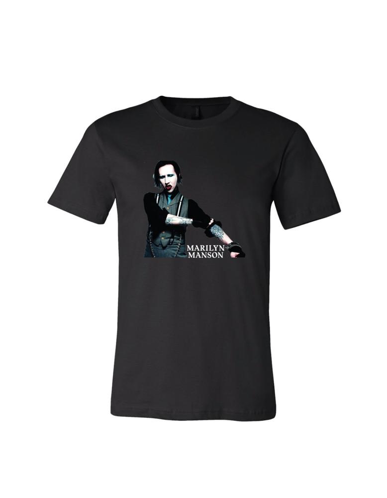 Черная футболка унисекс Marilyn Manson Graphic Band Premium S-4X XL
